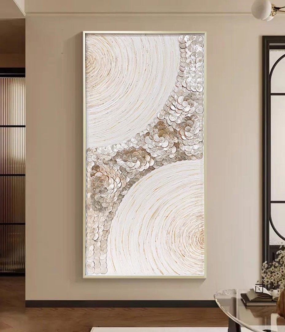 ShaNz Seashell Abstract Oil Painting