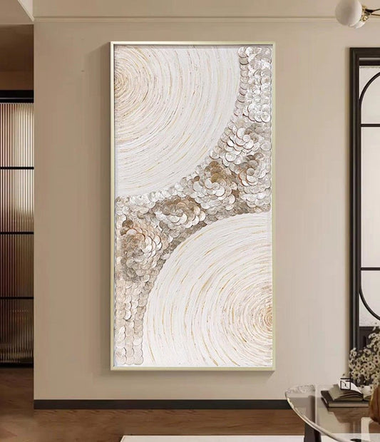 ShaNz Seashell Abstract Oil Painting