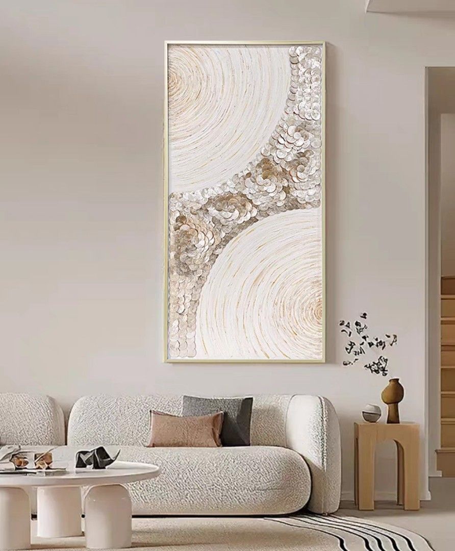 ShaNz Seashell Abstract Oil Painting