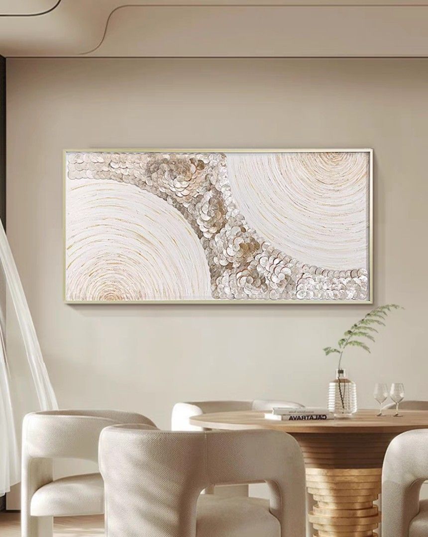 ShaNz Seashell Abstract Oil Painting