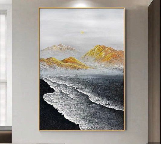 Onlookers Art | Oil Painting | seawaVe Oil painting