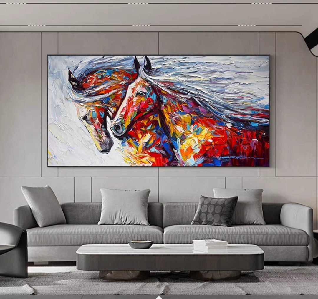 Onlookers Art | Oil Painting | SenSaZ Horse Oil Painting