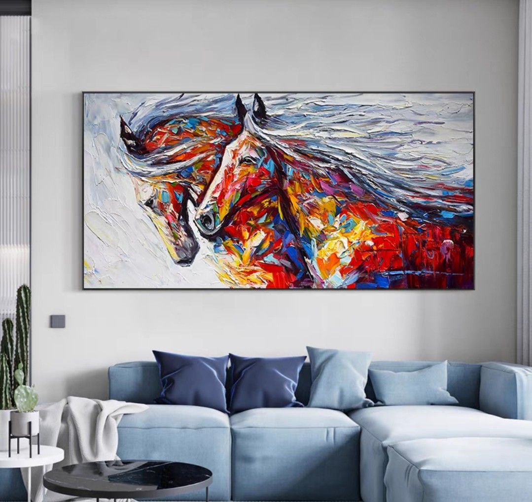 Onlookers Art | Oil Painting | SenSaZ Horse Oil Painting