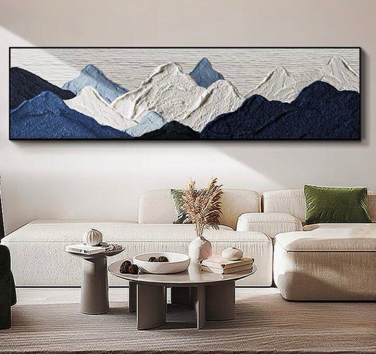 Onlookers Art | Unique Art | SnOw Mountain Sandstone Art