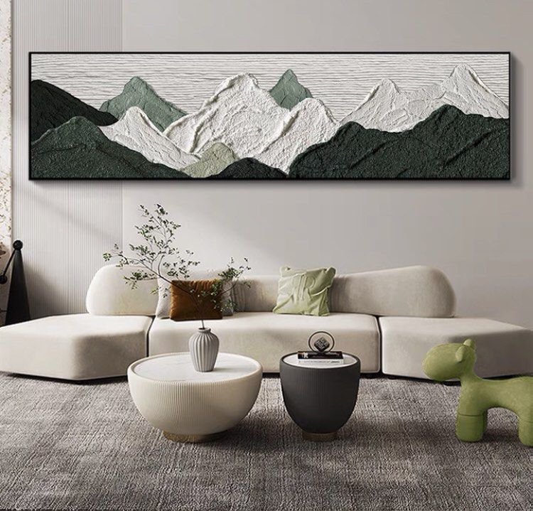 Onlookers Art | Unique Art | SnOw Mountain Sandstone Art