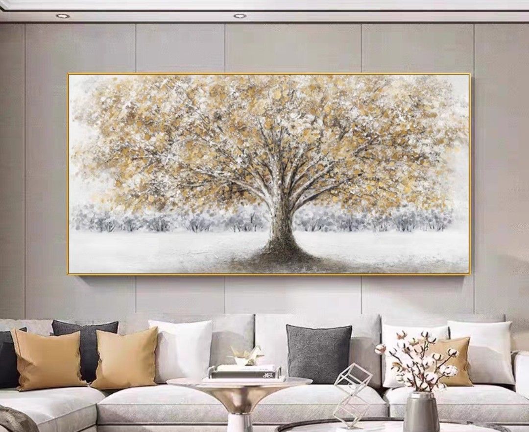 Onlookers Art | Oil Painting | SnoW TreE Oil Painting