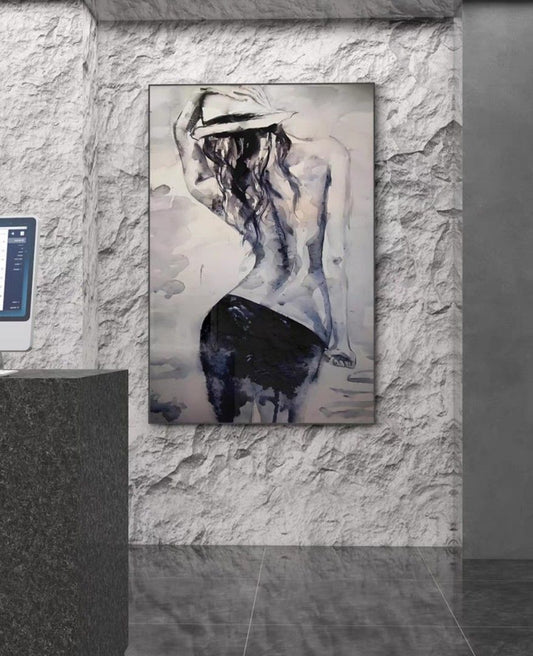 Onlookers Art | Oil Painting | SOniA Lady Oil Painting