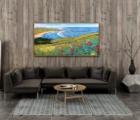 Onlookers Art | Oil Painting | SpRinG bloSsoms Oil Painting