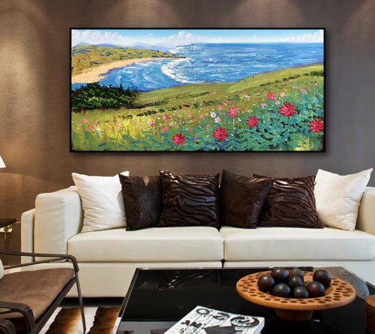 Onlookers Art | Oil Painting | SpRinG bloSsoms Oil Painting