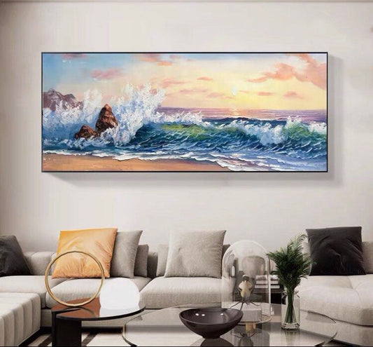 Onlookers Art | Oil Painting | SunseT sOnaTa Oil painting