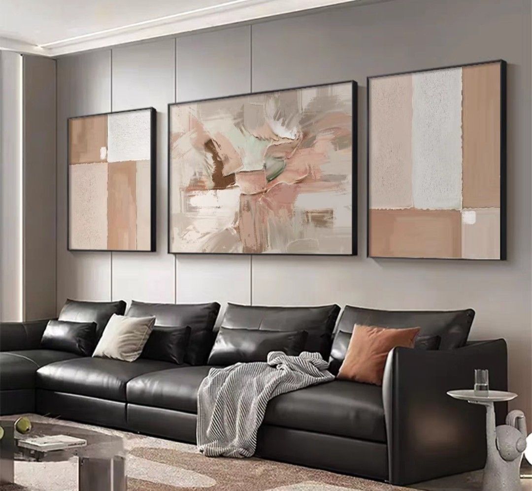 Onlookers Art | Unique Art | ThrEeB Abstract Oil Painting