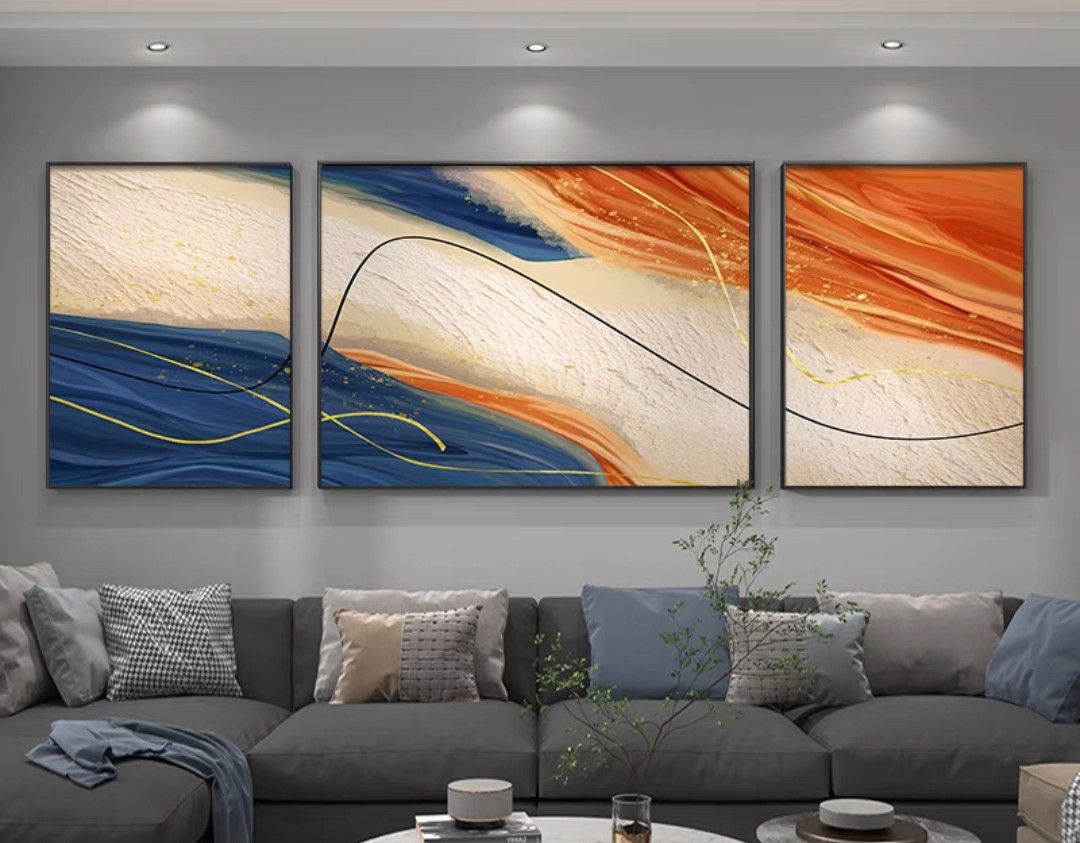 Onlookers Art | Unique Art | ThrEeC Abstract Oil Painting