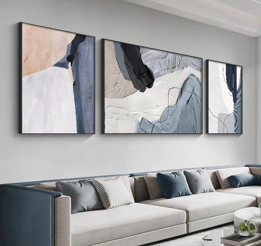 Onlookers Art | Oil Painting | TrIpLe Abstract Oil Painting