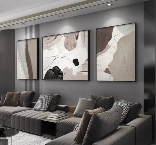 Onlookers Art | Oil Painting | TrIpLe Abstract Oil Painting