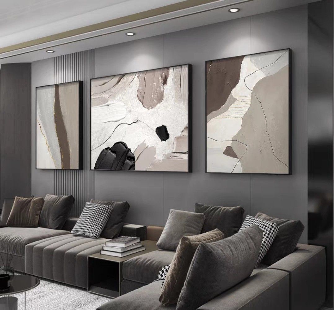 Onlookers Art | Oil Painting | TrIpLe Abstract Oil Painting