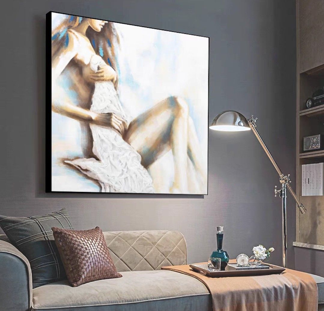 Onlookers Art | Oil Painting | ValeriA Lady Oil Painting