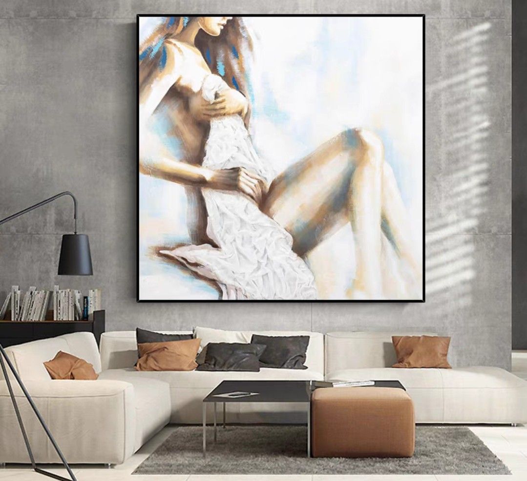Onlookers Art | Oil Painting | ValeriA Lady Oil Painting