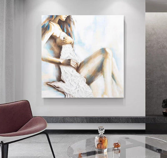 Onlookers Art | Oil Painting | ValeriA Lady Oil Painting