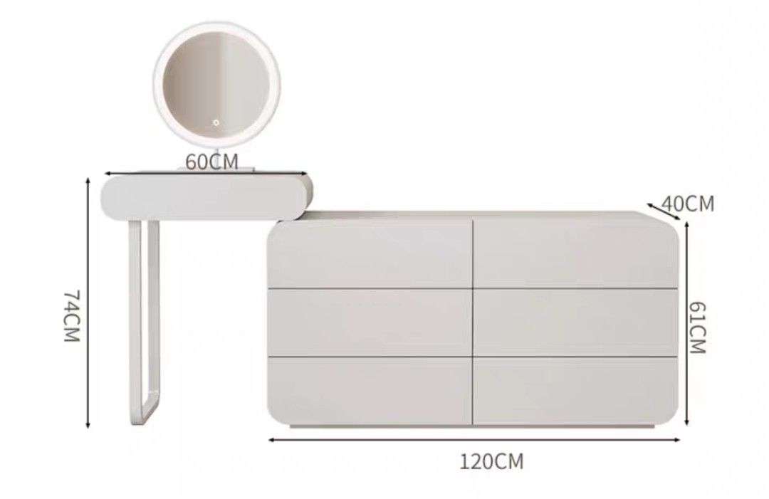VinDa バニティ ドレッシングテーブル