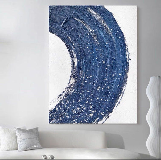 Onlookers Art | Oil Painting | WaLA Abstract Oil painting