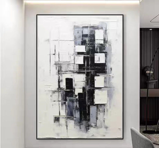 Onlookers Art | Oil Painting | WeKaSa Abstract Oil painting