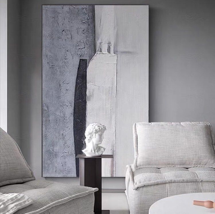 Onlookers Art | Oil Painting | WhNxb Abstract Oil Painting