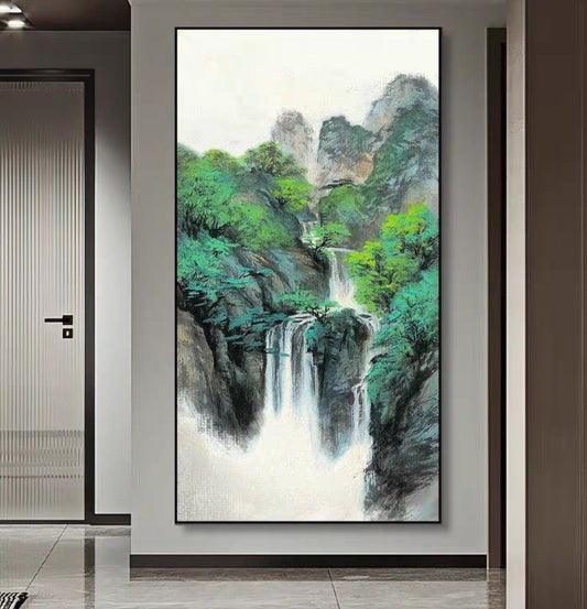 Onlookers Art | Oil Painting | YamA Mountain Oil Painting