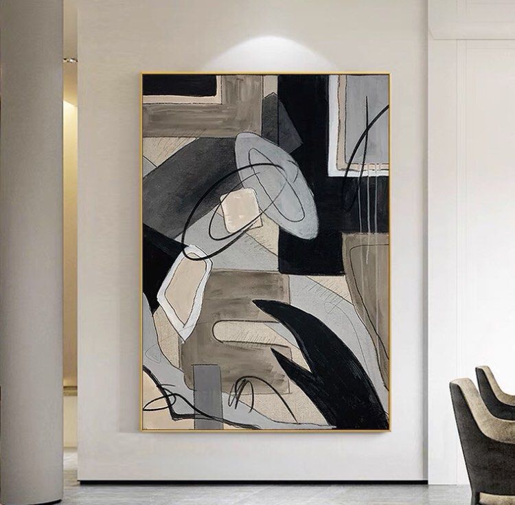 Onlookers Art | Oil Painting | XaV Abstract Oil Painting