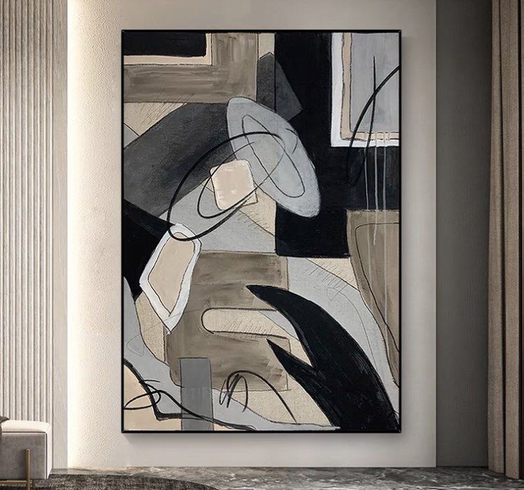 Onlookers Art | Oil Painting | XaV Abstract Oil Painting
