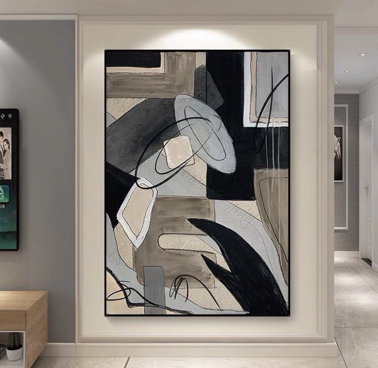 Onlookers Art | Oil Painting | XaV Abstract Oil Painting