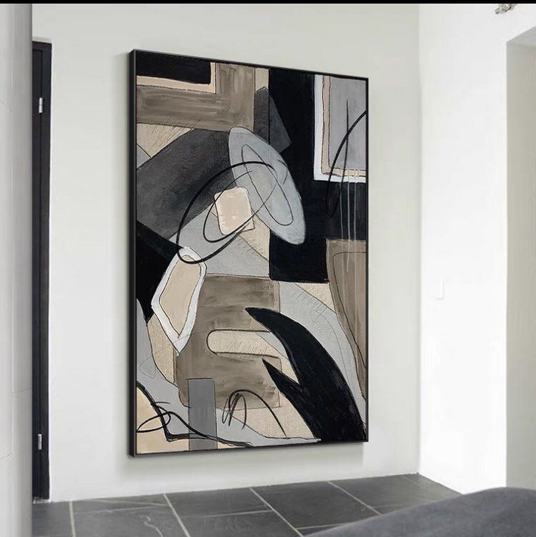 Onlookers Art | Oil Painting | XaV Abstract Oil Painting