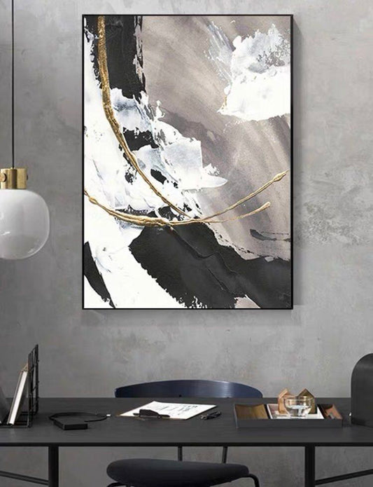 Onlookers Art | Oil Painting | YeTz Abstract Oil Painting