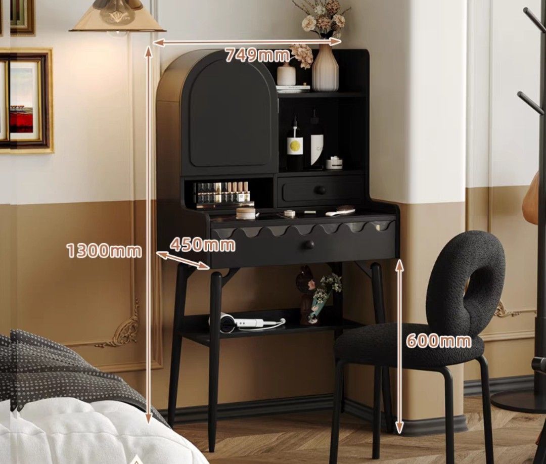 YuRa バニティ ドレッシングテーブル