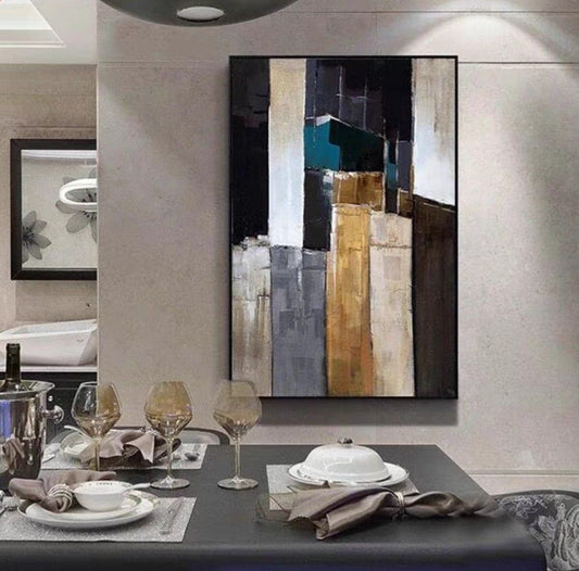 Onlookers Art | Oil Painting | ZaC Abstract Oil Painting