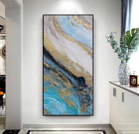 Onlookers Art | Oil Painting | ZaiUs Abstract Oil Painting