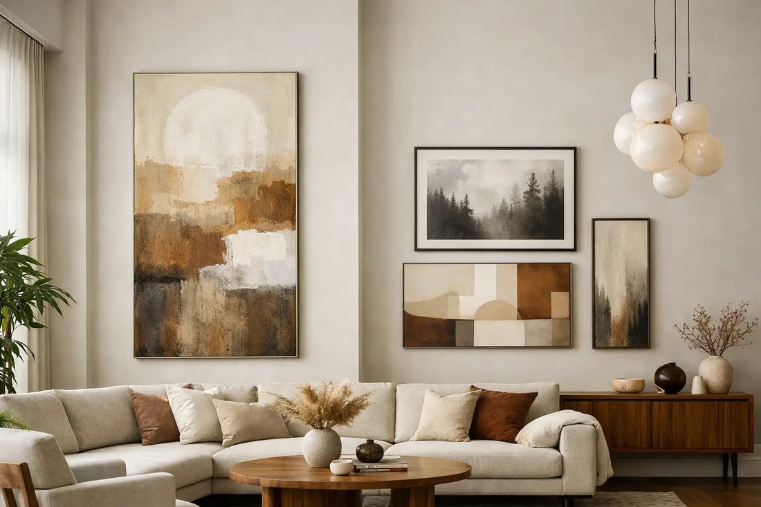 Best Artwork for Tall Walls That Feels Balanced