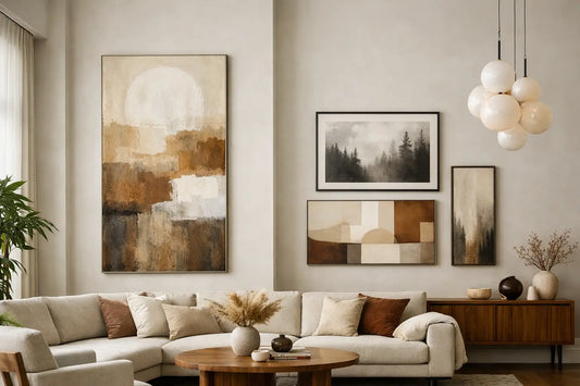 Best Artwork for Tall Walls That Feels Balanced