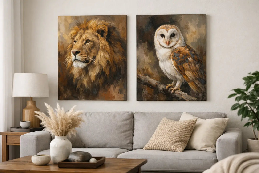 Animal Oil Paintings for Home Decor