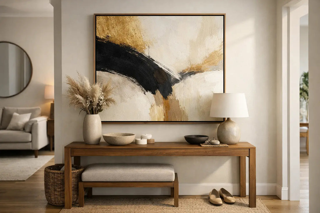 How to Style an Entryway With Statement Art