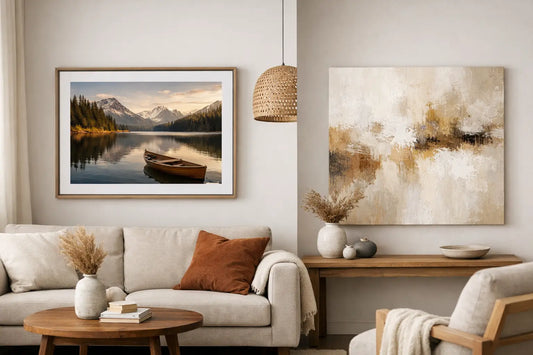 Framed Prints vs Canvas Art for Your Home