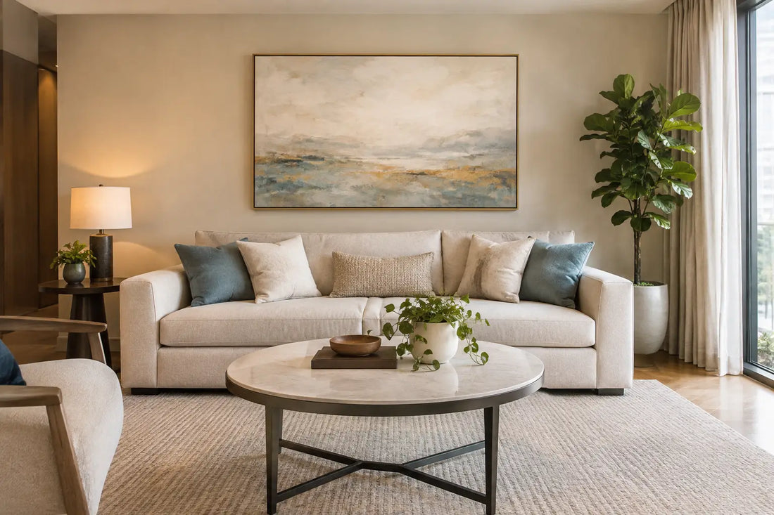 Art Above Sofa Placement for a Balanced Room