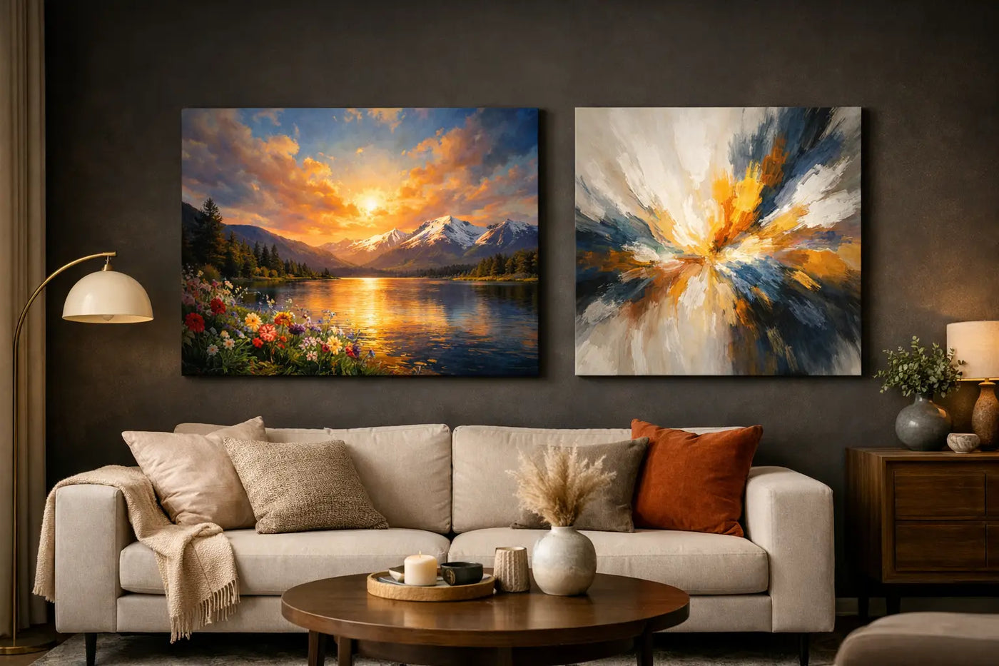 Best Paintings for Dark Rooms That Brighten