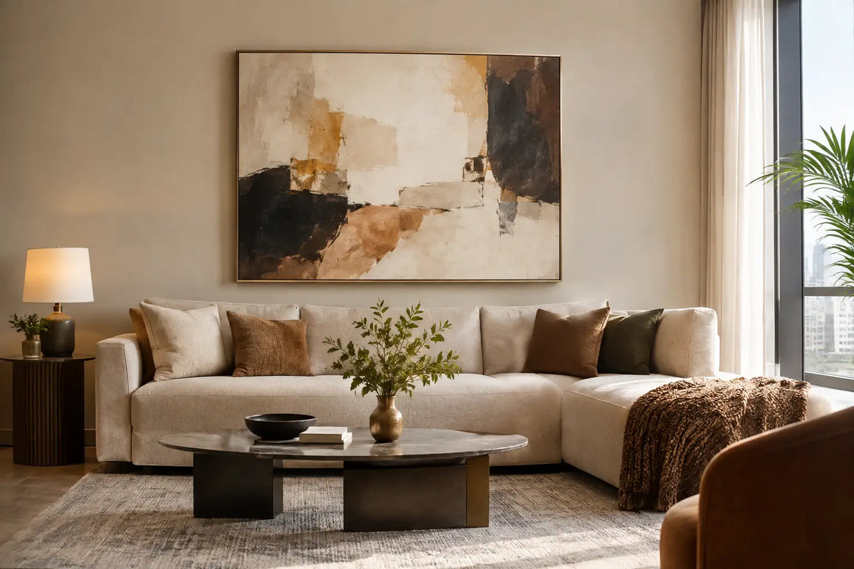 Abstract Paintings That Make a Room Feel Finished