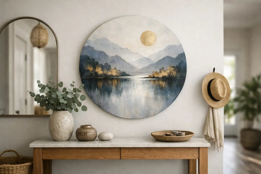 Round Wall Art for Entryway That Fits