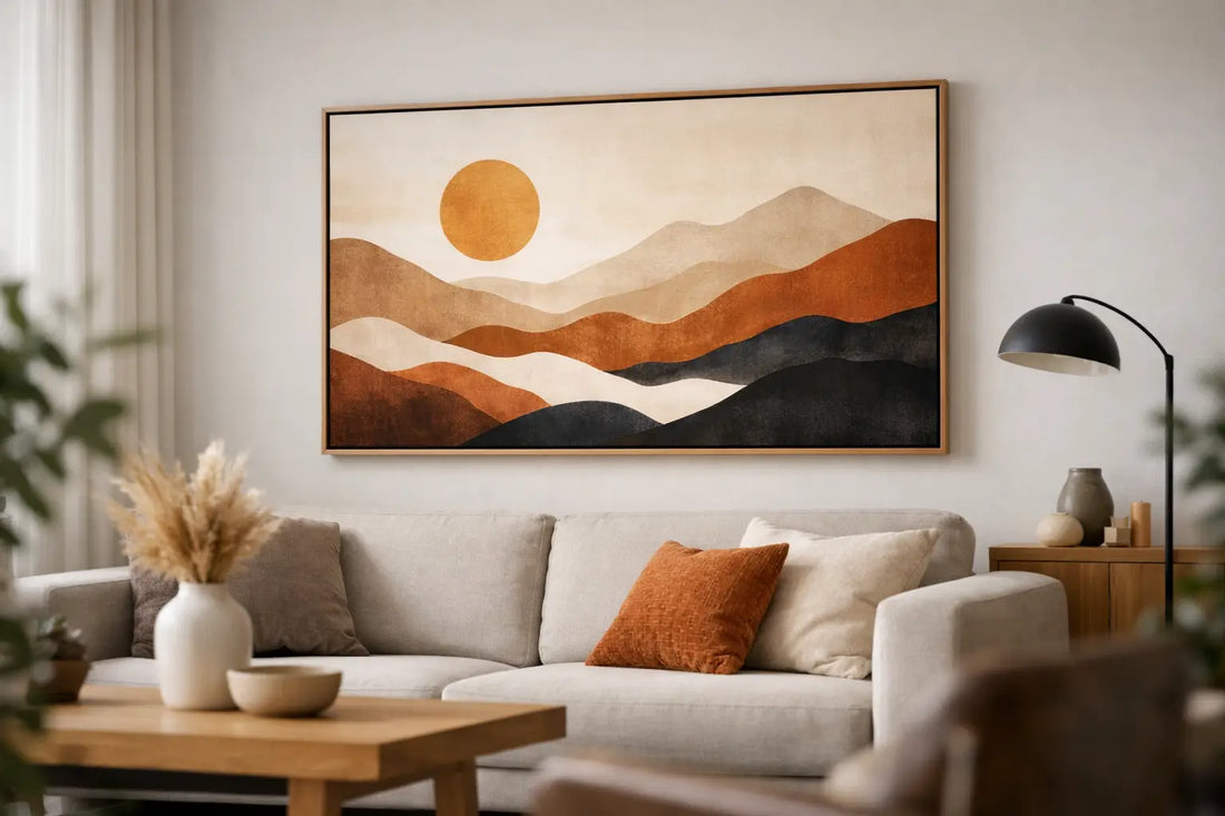 How Modern Framed Canvas Art Changes a Room