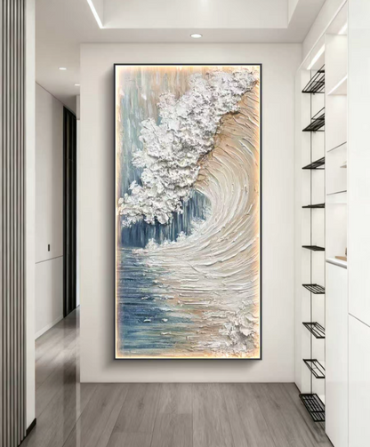 Ocean Wave Oil Painting