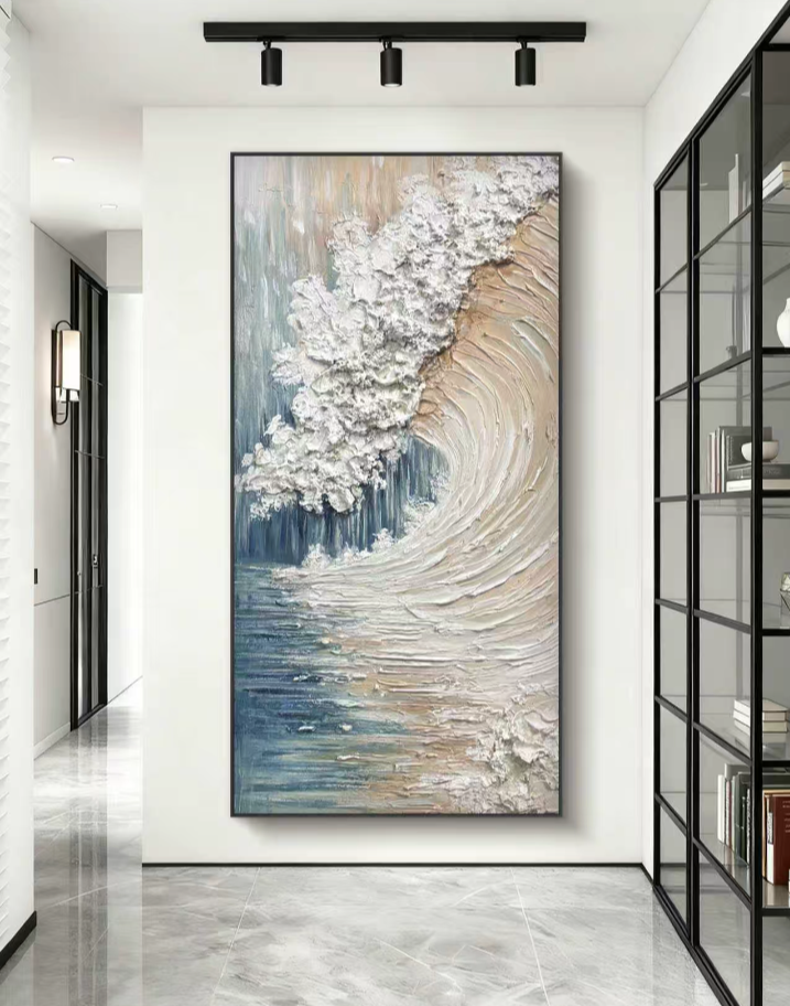 Ocean Wave Oil Painting