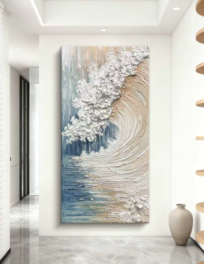 Ocean Wave Oil Painting