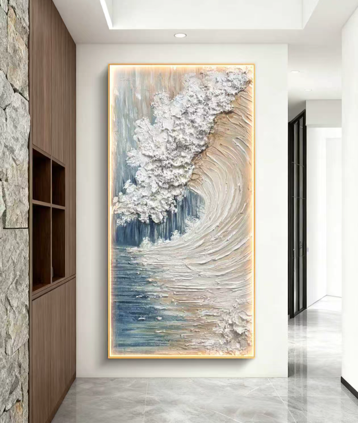 Ocean Wave Oil Painting