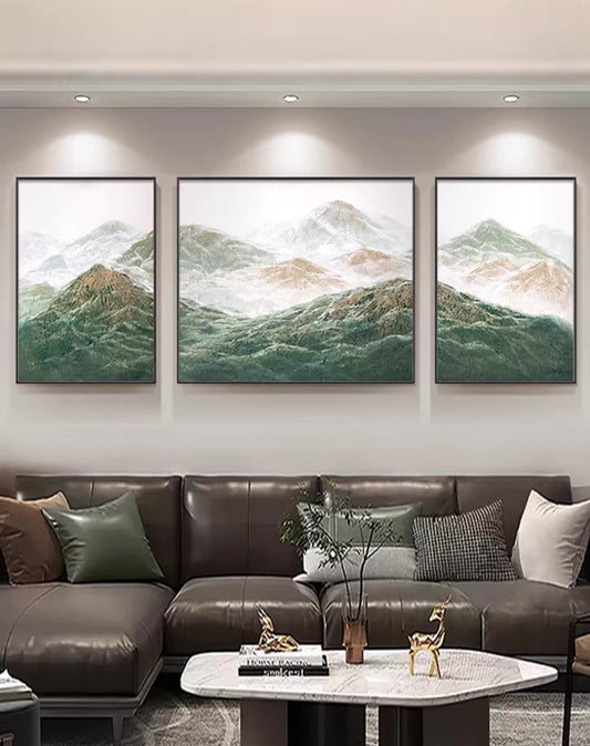 Jade Mountain Oil Painting